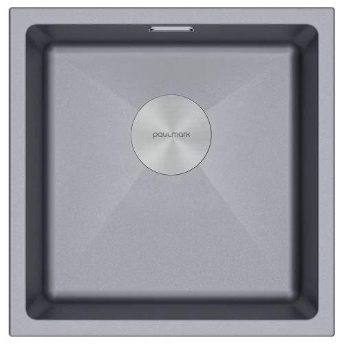 Кухонная мойка LUMI 45 UNI Серый металлик