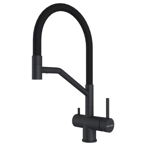 Смеситель RUBERT с подключением к фильтру для воды Антрацит