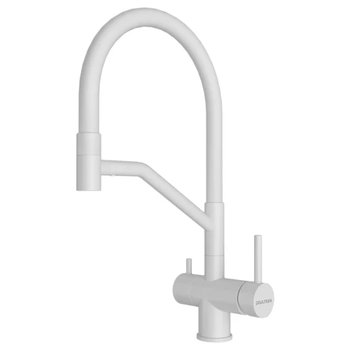 Смеситель RUBERT с подключением к фильтру для воды Белый матовый WH