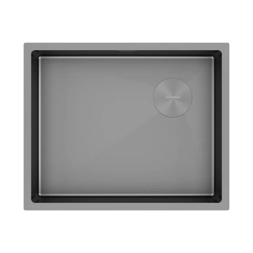 Кухонная мойка NEXT-SKEW 54 UNI Матовый серый MG