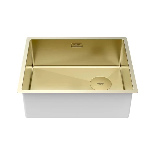 Кухонная мойка NEXT-SKEW 54 UNI светлое золото
