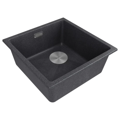 Кухонная мойка LUMI 45 UNI-SKEW из искусственного гранита Графит DG