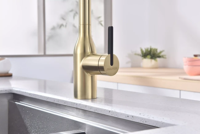 Смеситель Paulmark MAGNETO ONE с подключением к фильтру для воды с высоким изливом