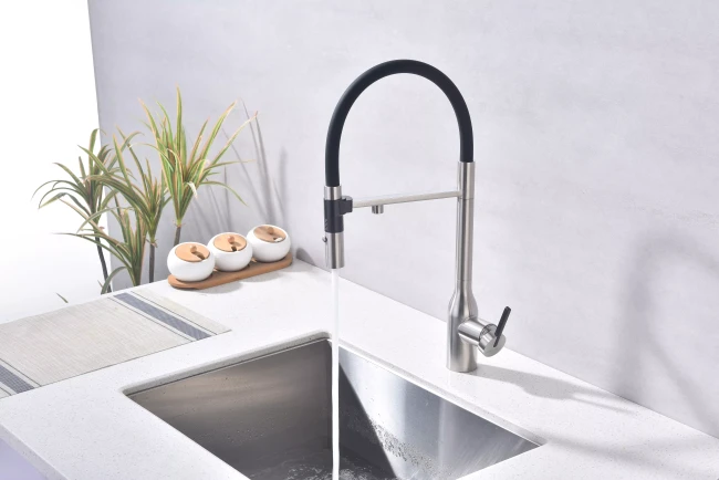 Смеситель Paulmark MAGNETO ONE с подключением к фильтру для воды с высоким изливом