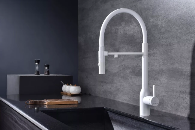 Смеситель Paulmark MAGNETO ONE с подключением к фильтру для воды с высоким изливом