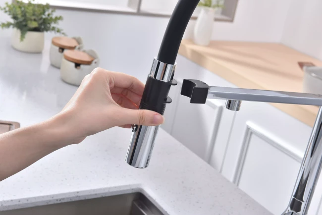 Смеситель Paulmark MAGNETO ONE с подключением к фильтру для воды с высоким изливом