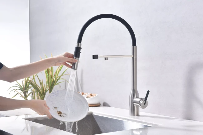 Смеситель Paulmark MAGNETO ONE с подключением к фильтру для воды с высоким изливом