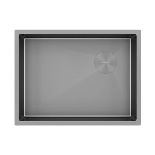 Кухонная мойка NEXT-SKEW 58 UNI Матовый серый MG