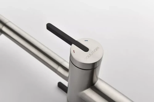 Смеситель с подключением к фильтру для воды Paulmark Gravity Брашированная сталь