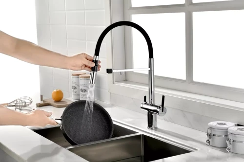 Смеситель с подключением к фильтру для воды Paulmark Gravity Хром CR