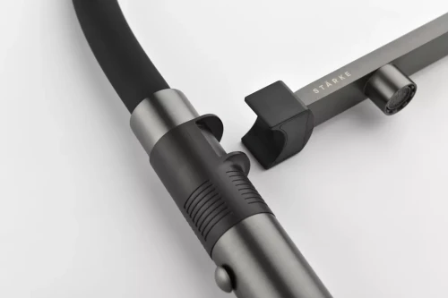 Смеситель с подключением к фильтру для воды Paulmark Gravity Вороненая сталь GM