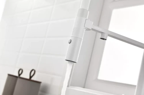 Смеситель с подключением к фильтру для воды Paulmark Gravity Белый матовый WH