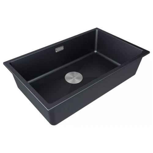 Кухонная мойка LUMI 74 UNI прямоугольная черный