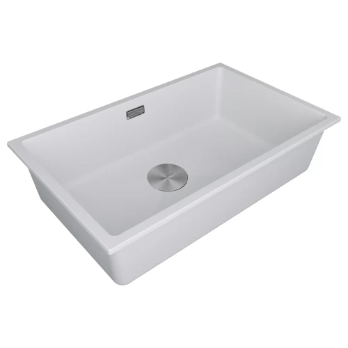 Кухонная мойка LUMI 74 UNI прямоугольная Белый матовый WH