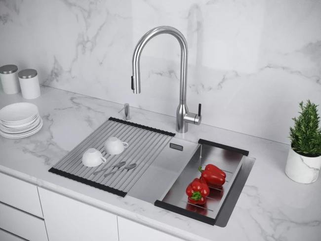 Кухонная мойка LUMI 74 UNI прямоугольная