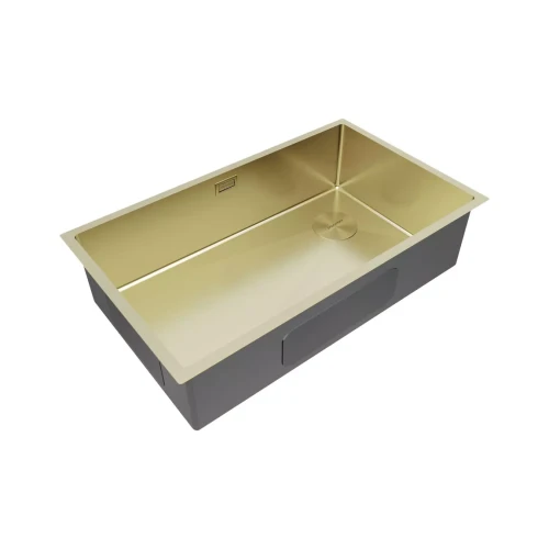 Кухонная мойка NEXT-SKEW 74 UNI светлое золото